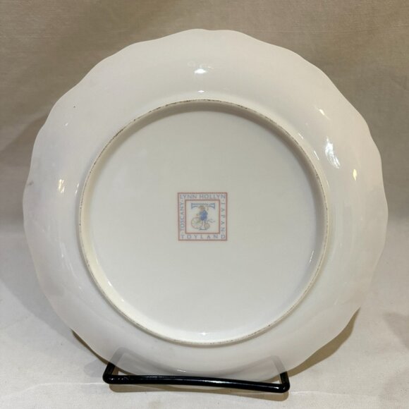 Lynn Hollyn Porcelain Toyland Toscany Child Plate VTG Made in Japan - Picture 3 of 4